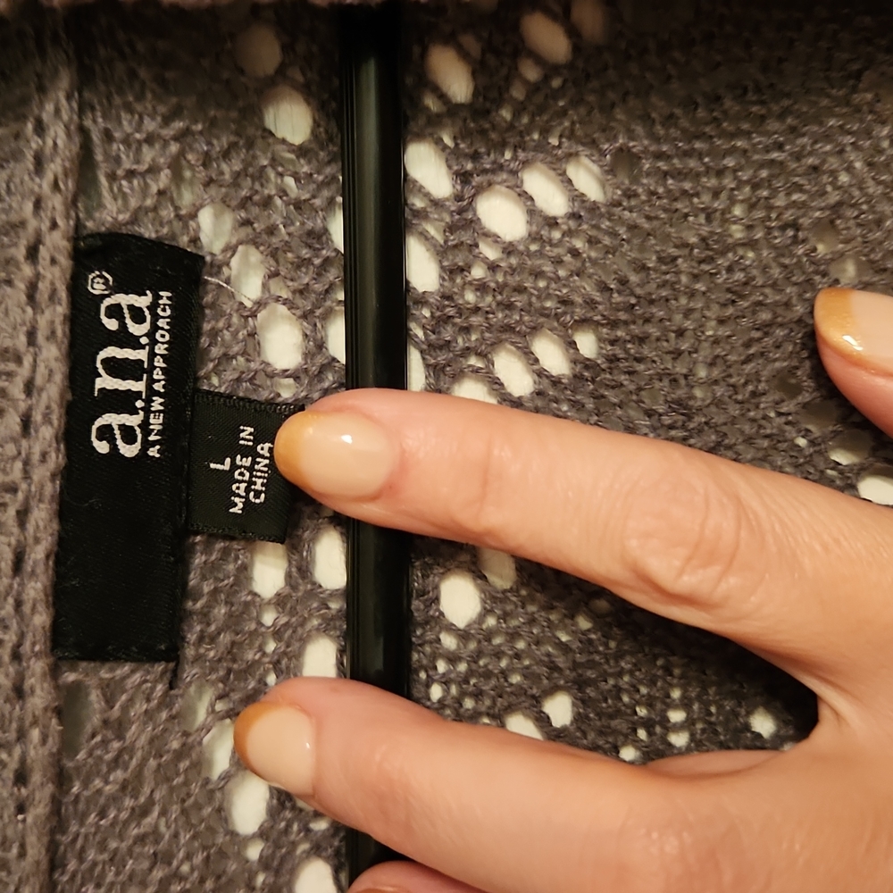 Long, 3/4 sleeve ANA light style cardigan - Picture 4 of 4